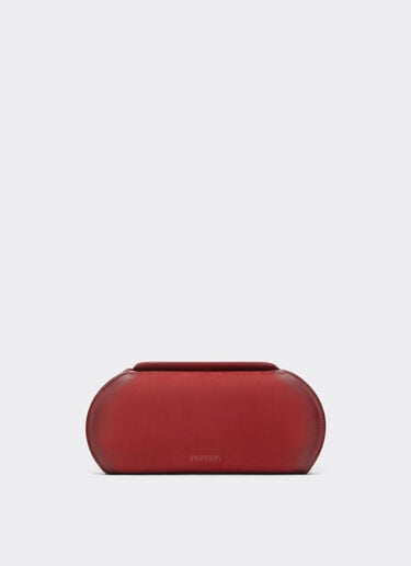 Ferrari Ferrari Dino wallet in shaded nubuck with shoulder strap Maison Red 50396f