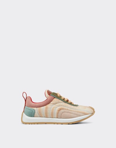 Ferrari Suede, nappa and nylon sneakers Powder Pink 50765f