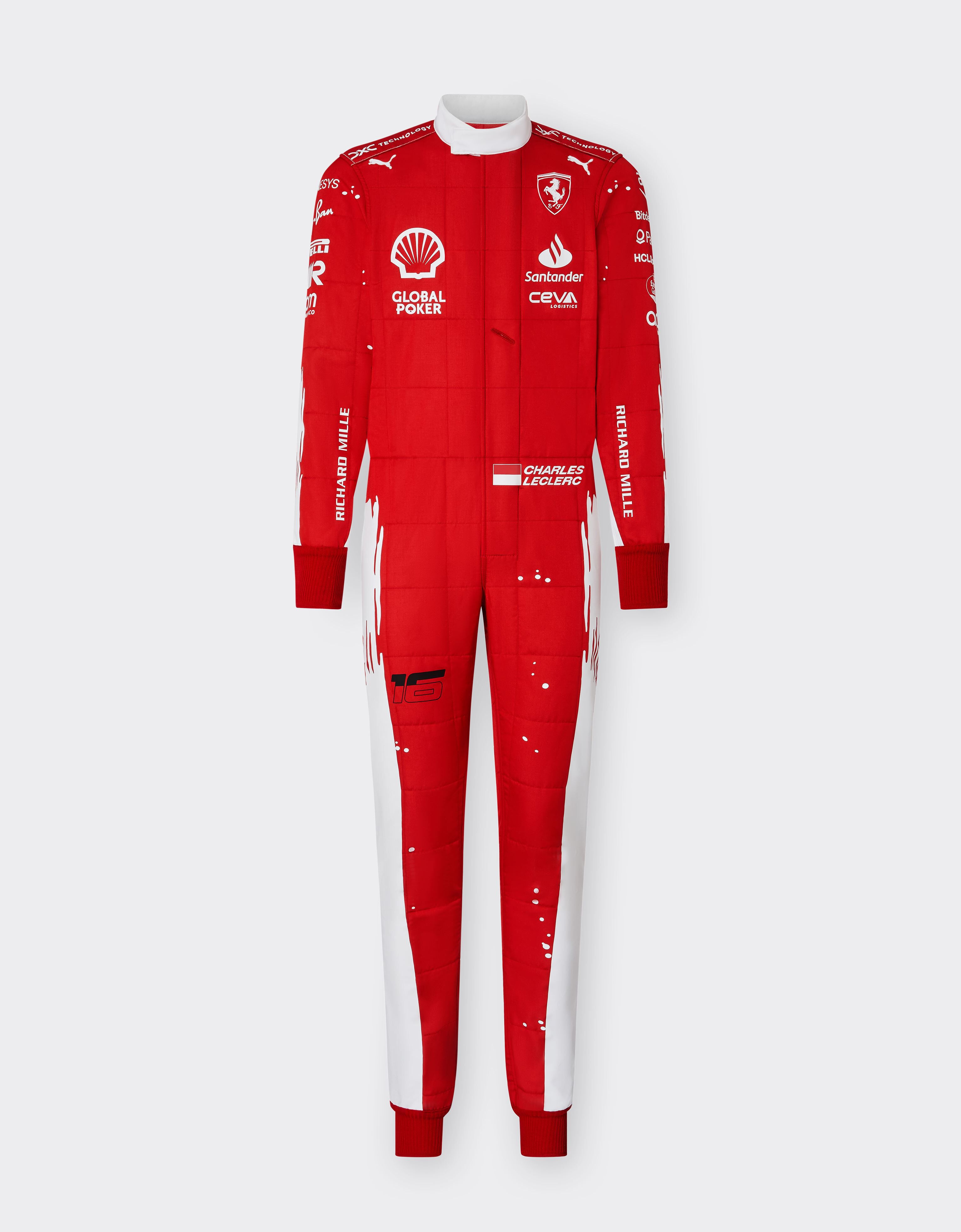 Ferrari Puma for Scuderia Ferrari Charles Leclerc F1 PRO suit - Joshua Vides Azure F1213f