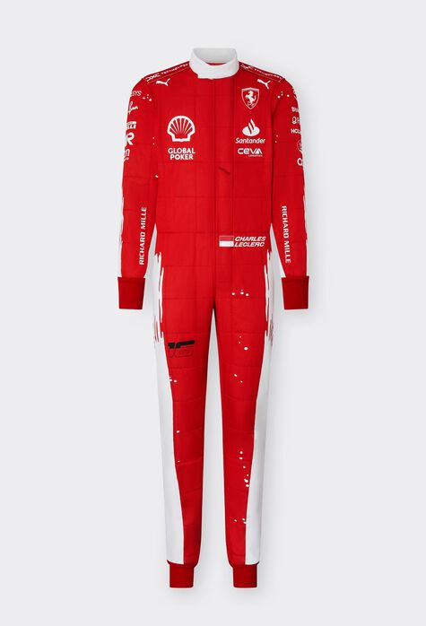 Ferrari Puma for Scuderia Ferrari Charles Leclerc F1 PRO suit - Joshua Vides MULTICOLOUR F1067f