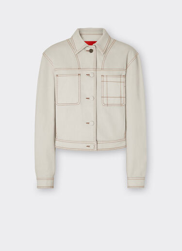 Ferrari Denim jacket Ecru 21815f