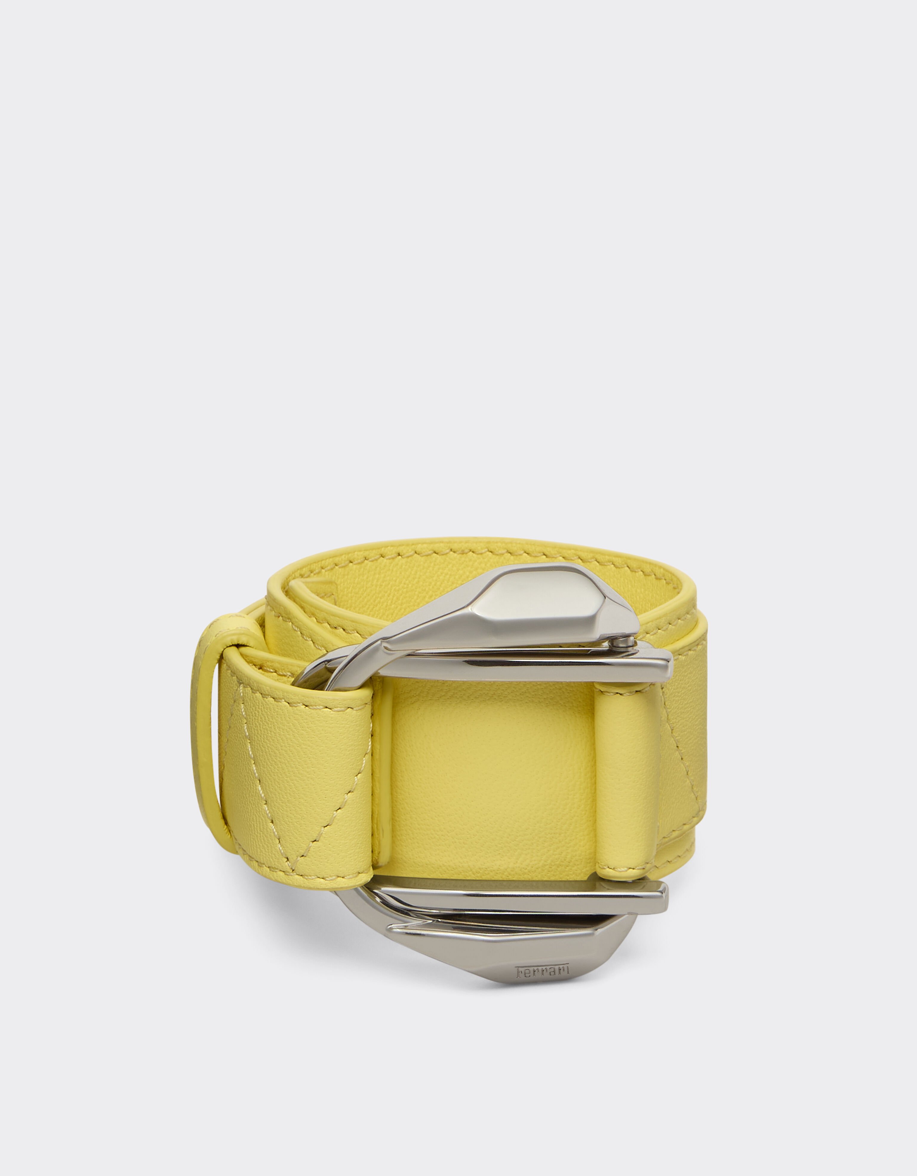 Leather bracelet with buckle Ferrari Leather bracelet with buckle Iris Yellow 50002f