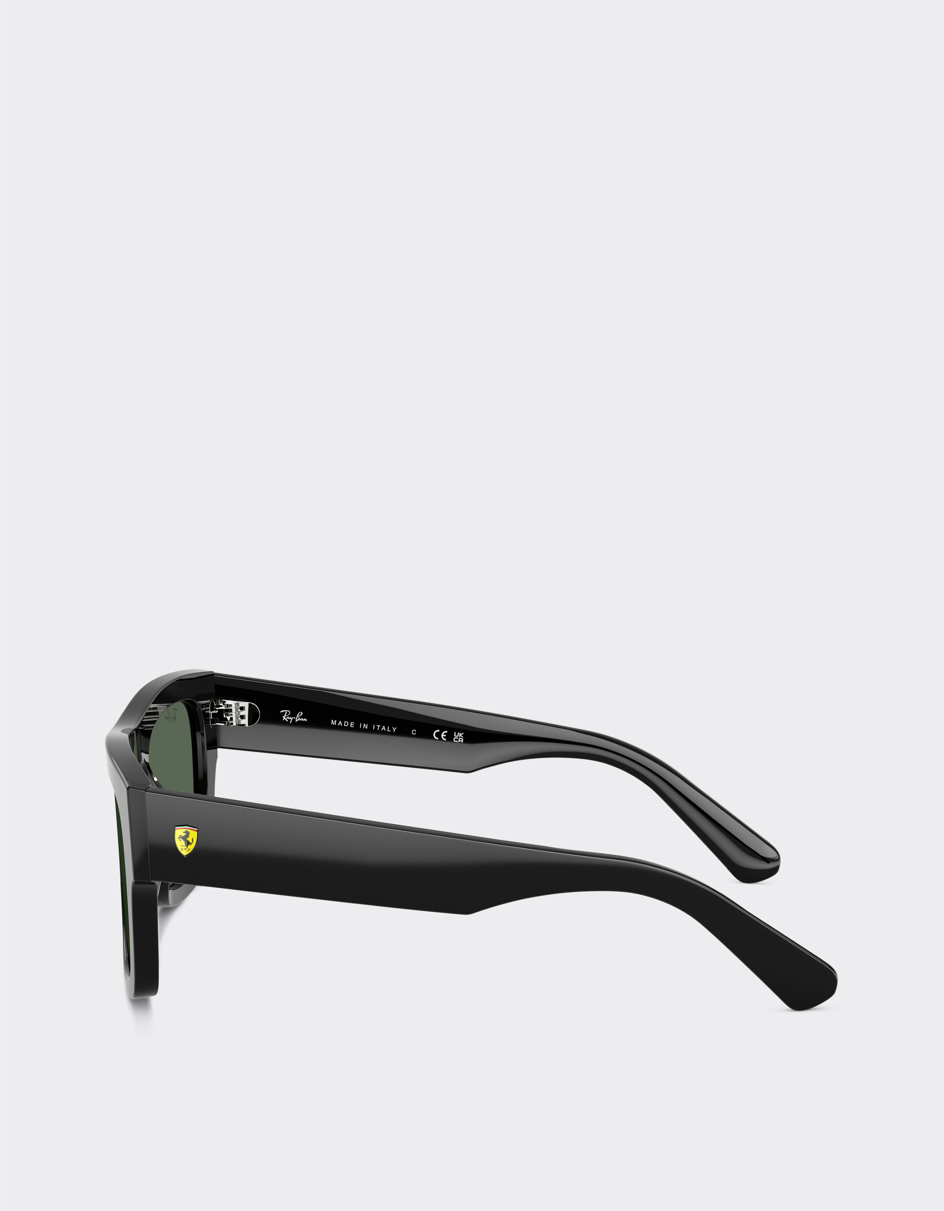 Ferrari Ray-Ban for Scuderia Ferrari RB2217M in black acetate with dark green lenses Black LA01Kf
