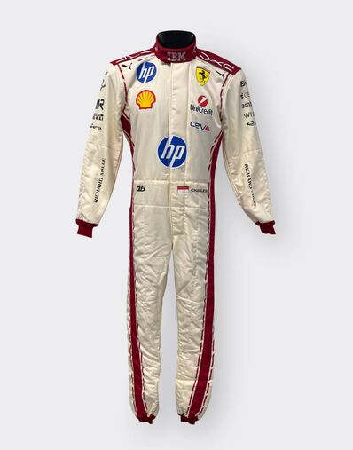 Ferrari Leclerc Replica Racing Suit for the 2026 Monaco Grand Prix Bianco LW0JU1082EXT0001f