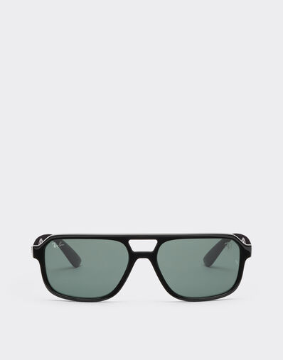Ferrari Ray-Ban for Scuderia Ferrari RB4413MF black with dark green lenses Black Matt F1257f