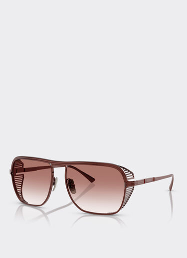 Ferrari Lunettes de soleil Ferrari en titane bordeaux avec verres dégradés bordeaux Bordeaux F1527f