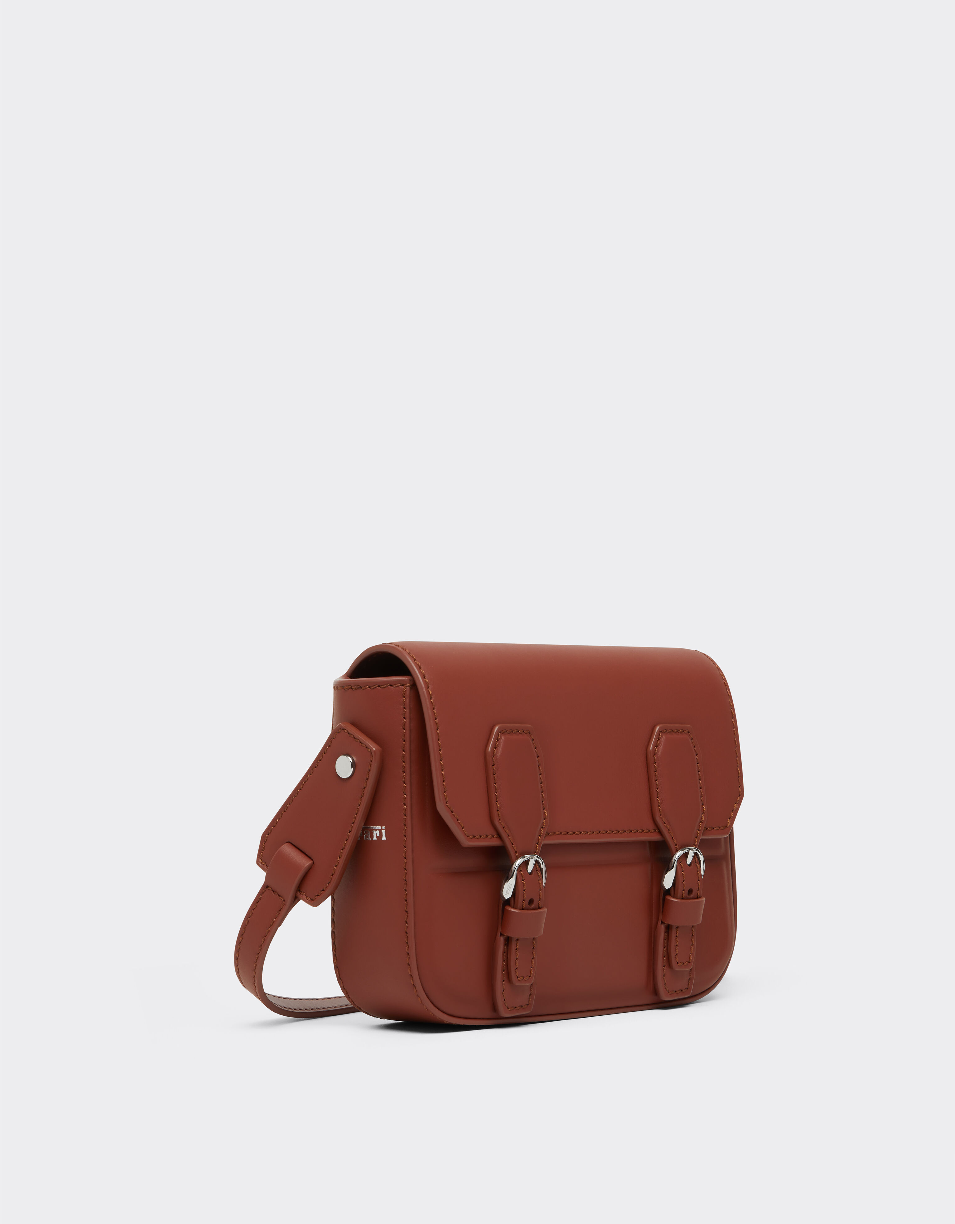 Ferrari Mini leather messenger bag Hide 50004f