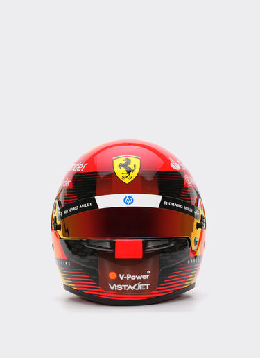 Ferrari Mini-casque Carlos Sainz à l'échelle 1:2 - Édition spéciale Espagne 2024 Rouge F1355f