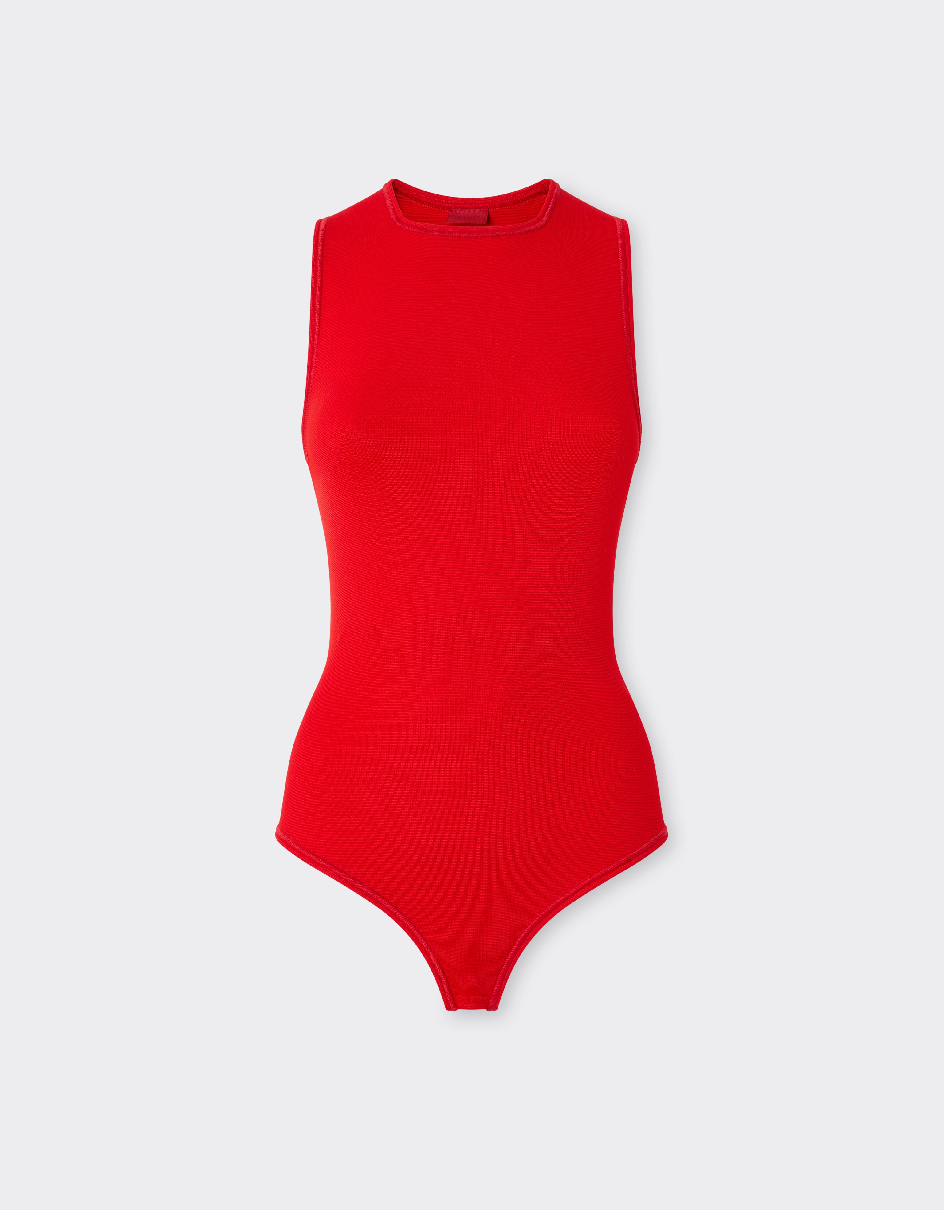 Ferrari Milano knit jersey bodysuit Rosso Magma 51196f