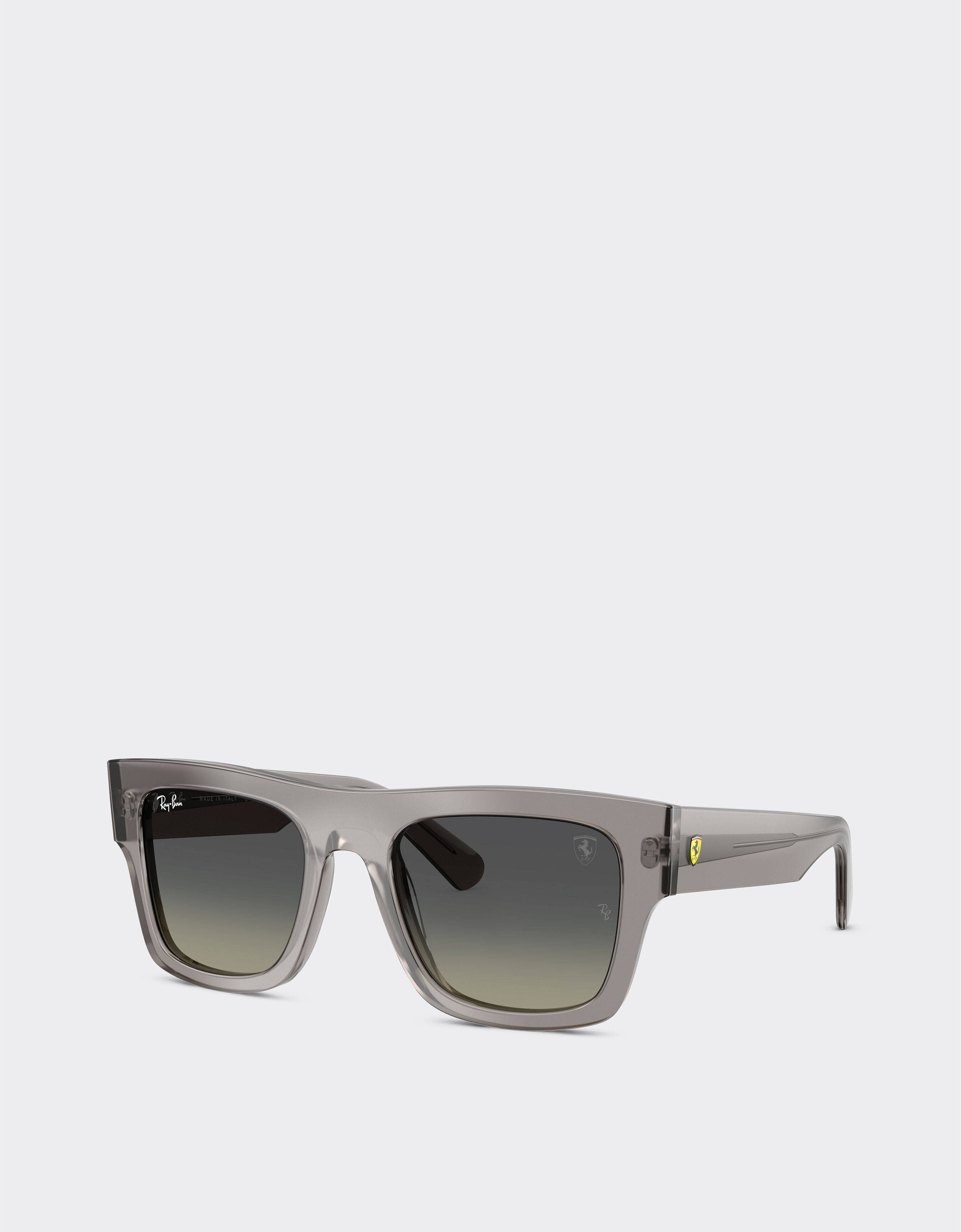 Ferrari Ray-Ban for Scuderia Ferrari RB2217M in transparent grey acetate with gradient grey lenses Ingrid LA015f