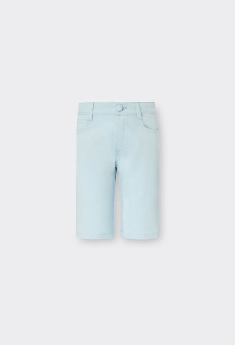 Ferrari Children’s Bermuda shorts in organic cotton Antique Blue 20160fK