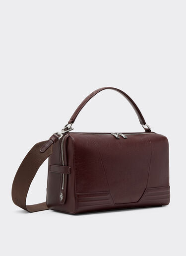 Bolso Ferrari GT Soft de piel granata Ferrari Bolso Ferrari GT Soft de piel granata Red brown CBWSB0002YL00071f