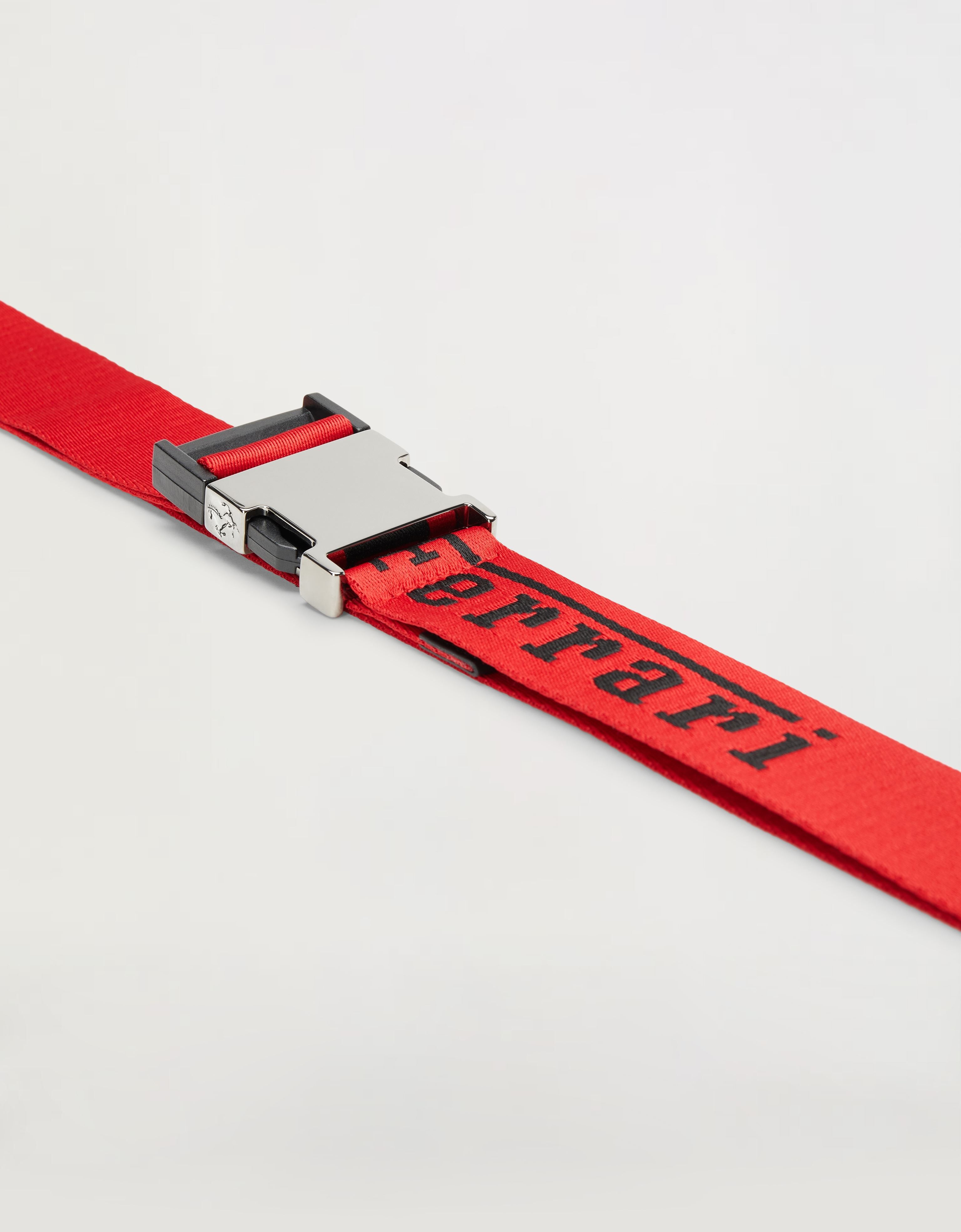 Ferrari Tape belt with Ferrari logo Rosso Corsa 20017f