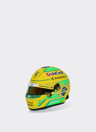 Ferrari Mini Helmet Hamilton Brazil Special Edition 2025 1:2 Scale Multicolore LA0DEf