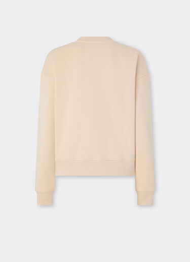 Ferrari Cotton sweatshirt with Ferrari patch Powder Pink 50826f