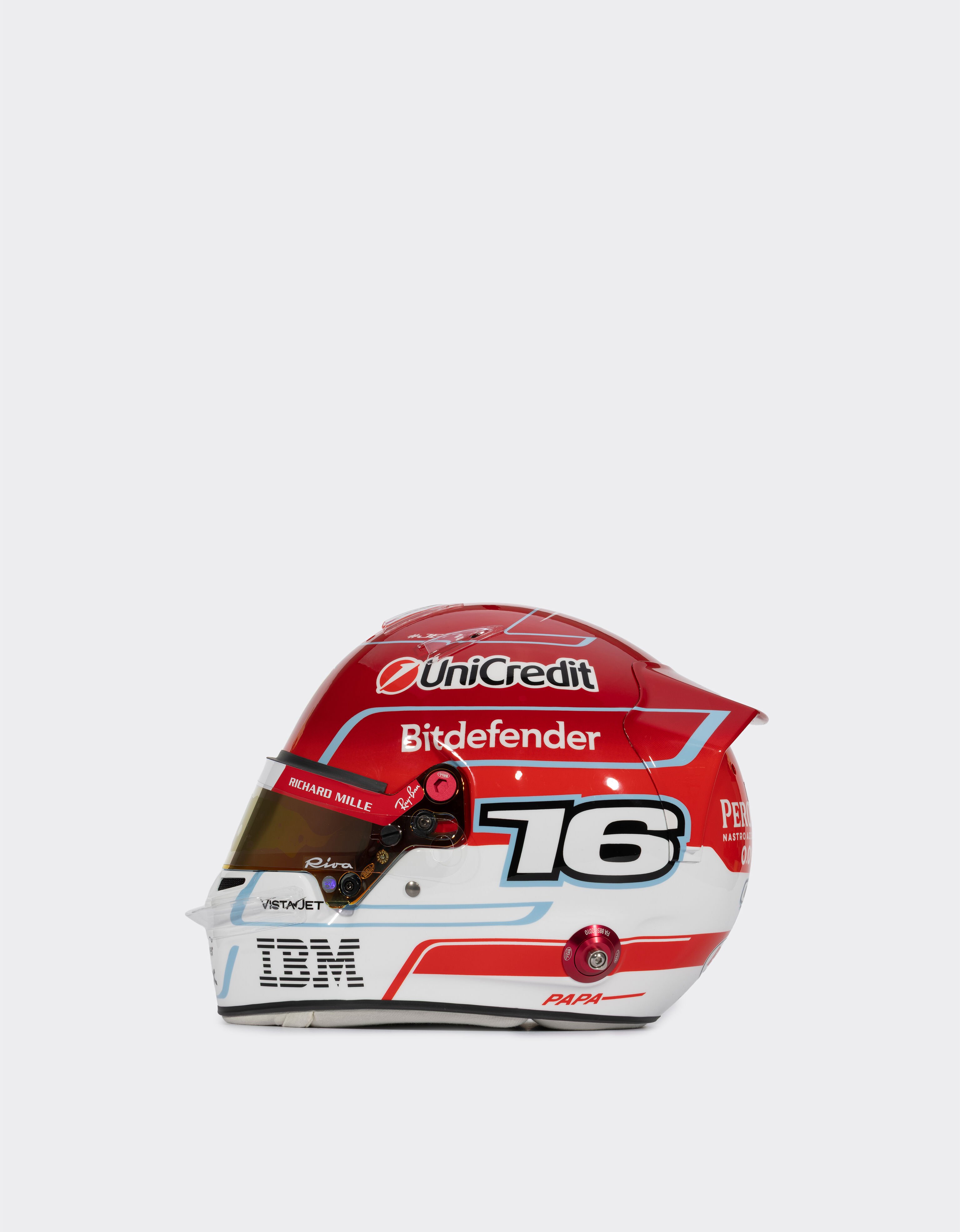 Ferrari Leclerc Replica 2026 Helmet in 1:1 scale Multicolore LA0IVf