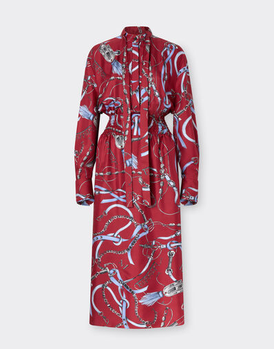 Ferrari WOMAN DRESS Rosso Maison 50072f