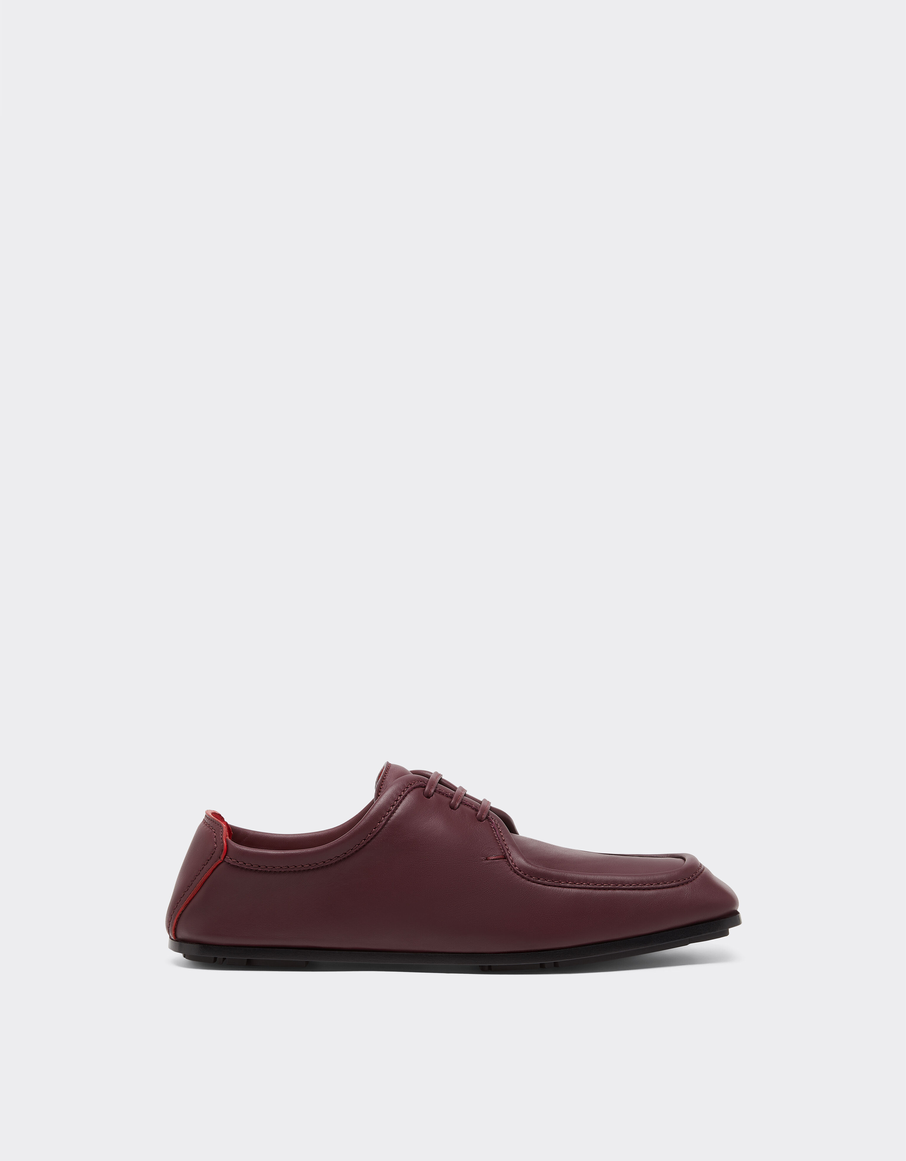 Ferrari Chaussure derby en cuir Acajou 49159f