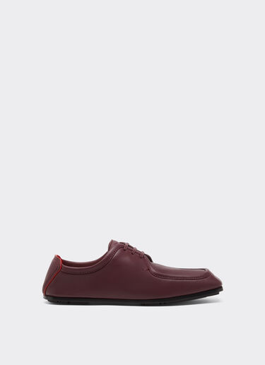 Zapato derby de piel Ferrari Zapato derby de piel Caoba 49159f