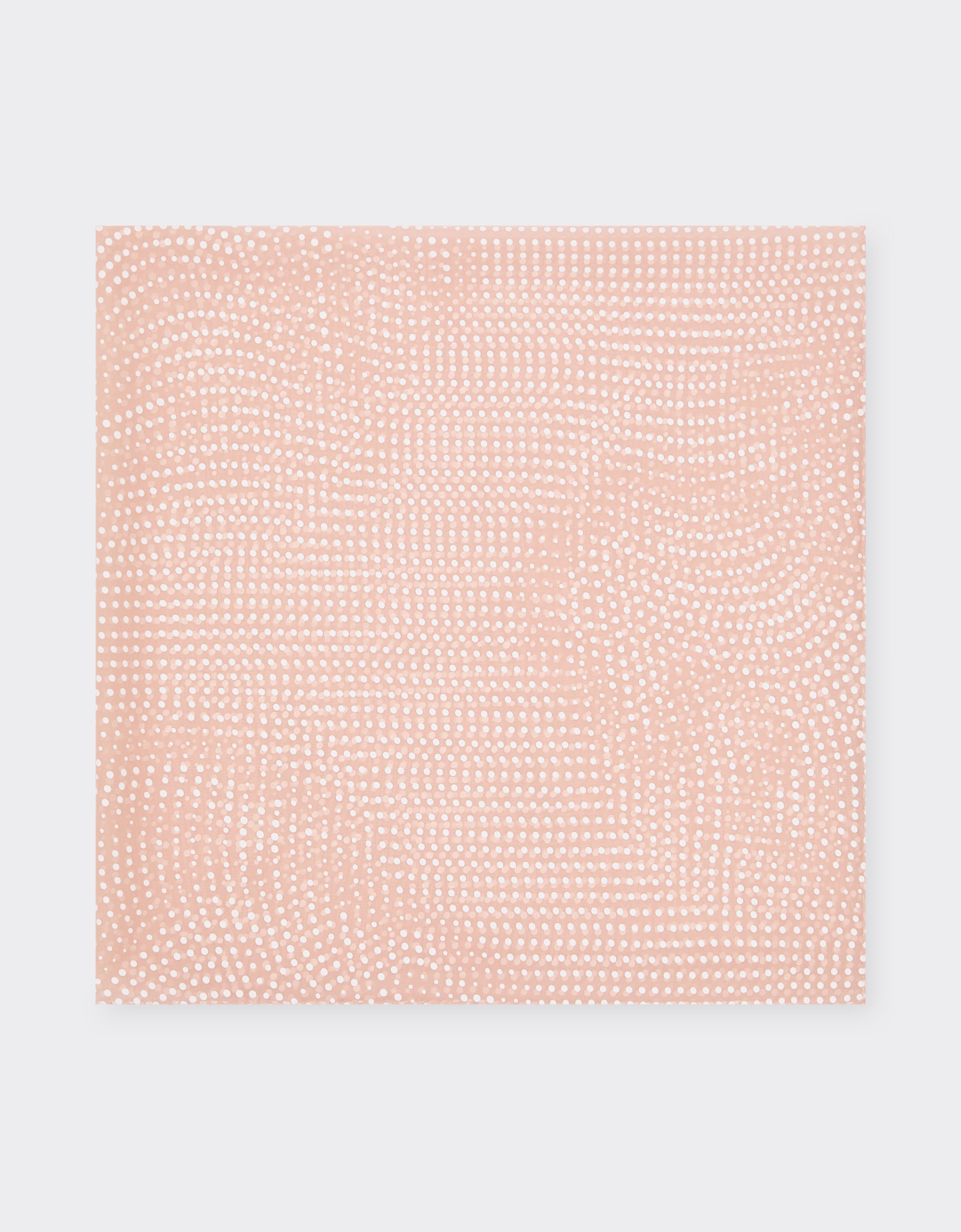 Ferrari Silk foulard with Cavallino Dots print Nude 22480f