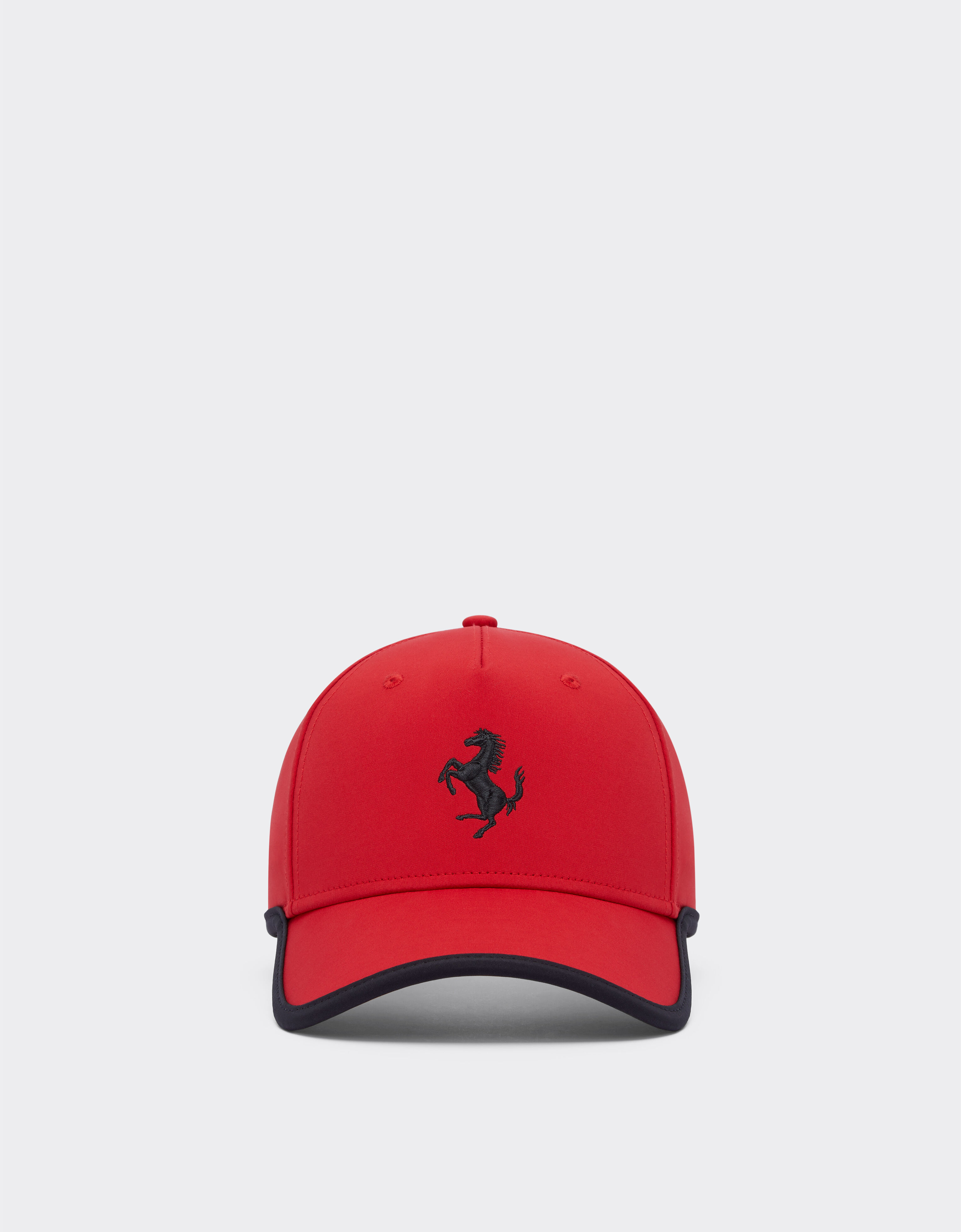Ferrari Junior baseball hat with Prancing Horse detail Rosso Corsa F1149fK