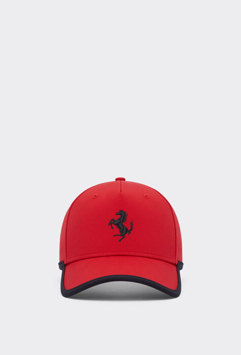 Ferrari Junior baseball hat with Prancing Horse detail Rosso Corsa F1150fK