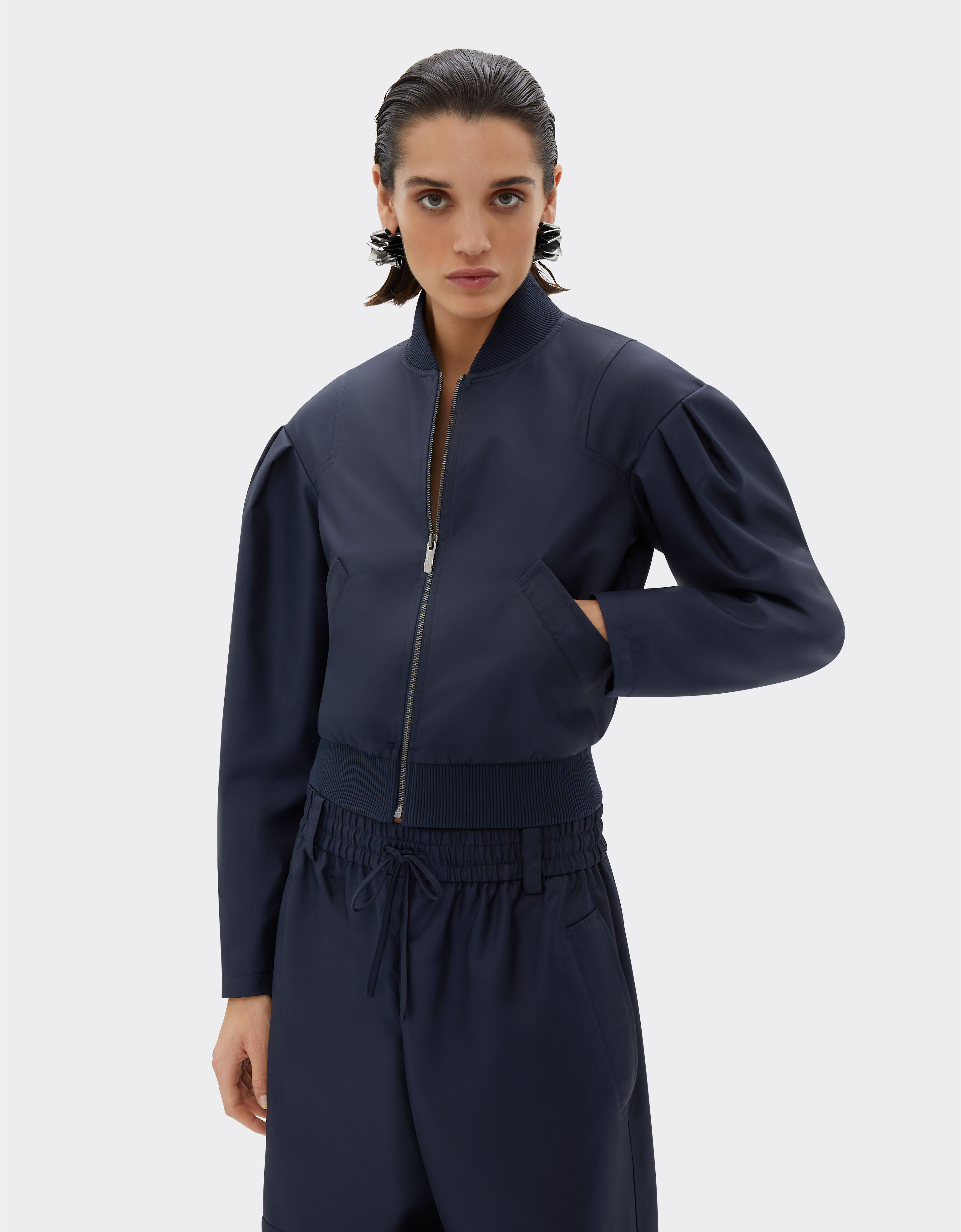 Ferrari Chaqueta bomber de sarga Q-CYCLE Navy 21767f