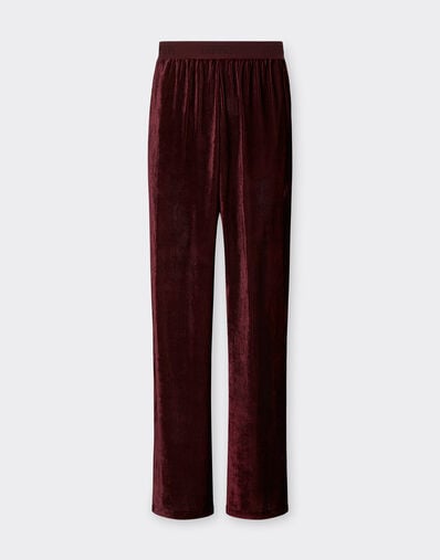 Ferrari Shiny corduroy pants Mahogany 22640f