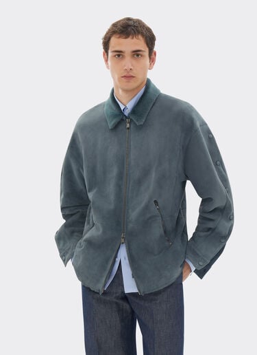 Shearling overshirt jacket Ferrari Shearling overshirt jacket Peacock 22580f