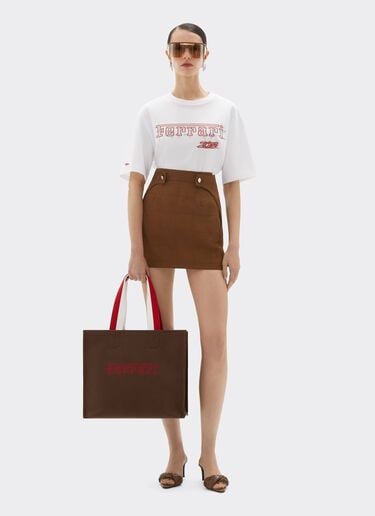 Ferrari Bolso tote Ferrari de lona para el GP de Mónaco 2026 Caffè CBWTO0020YL00008f