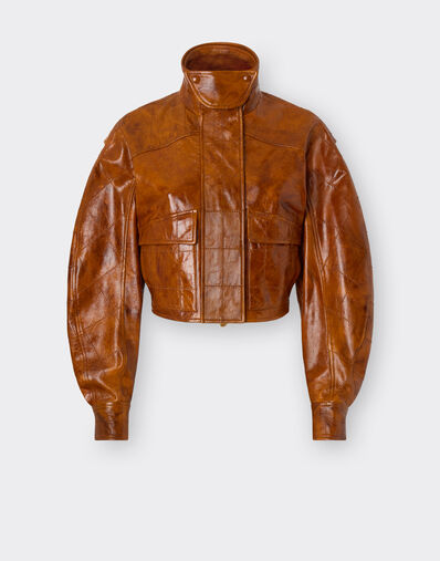 Ferrari Bomber jacket in radica leather Hide 22358f