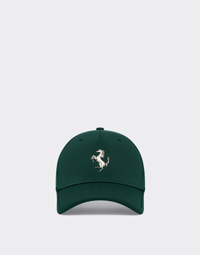 Ferrari Baseball cap con Cavallino Rampante in metallo Ficus Green 20815f