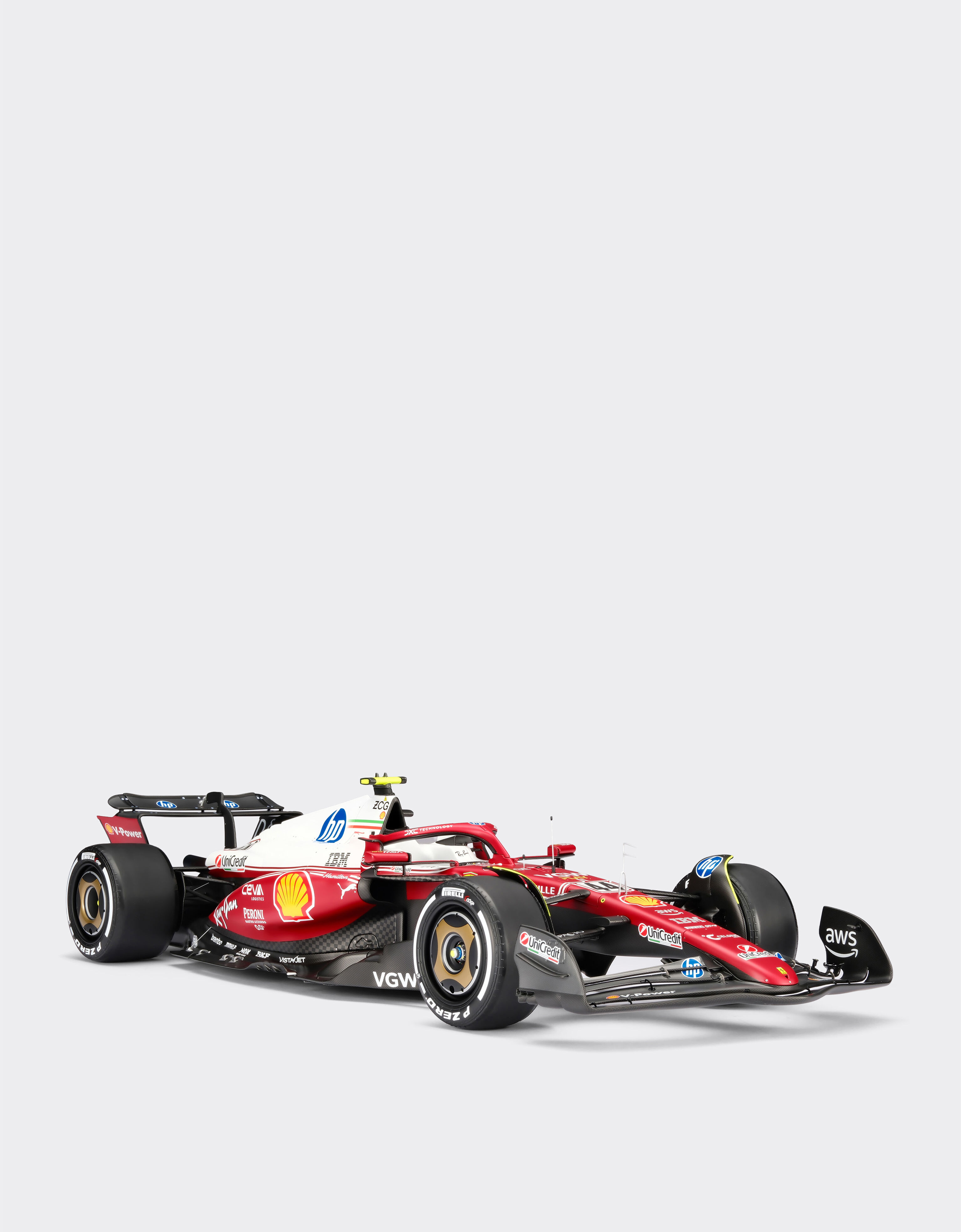 1:8 scale Ferrari SF-25 Hamilton model Ferrari 1:8 scale Ferrari SF-25 Hamilton model Rosso LO0R3180EXT0001f
