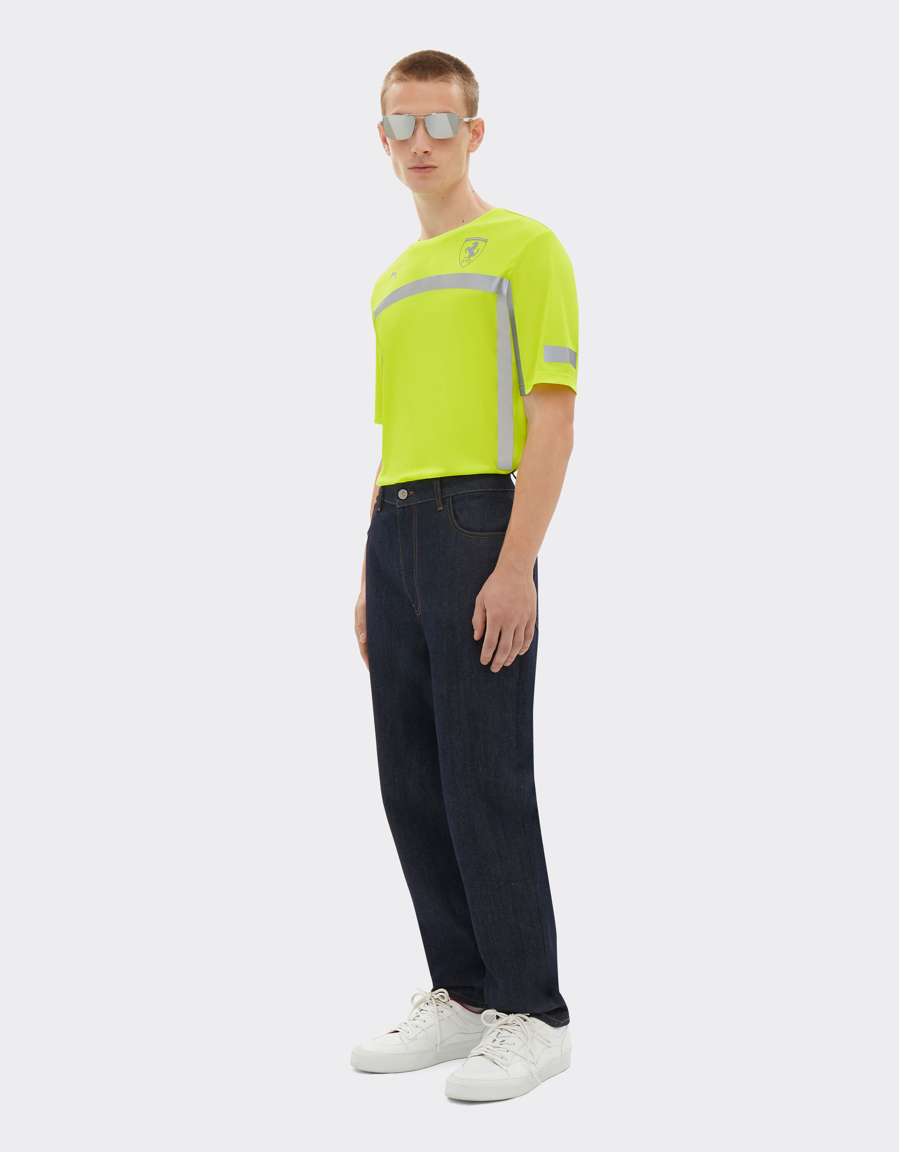 Puma t shirt yellow outlet