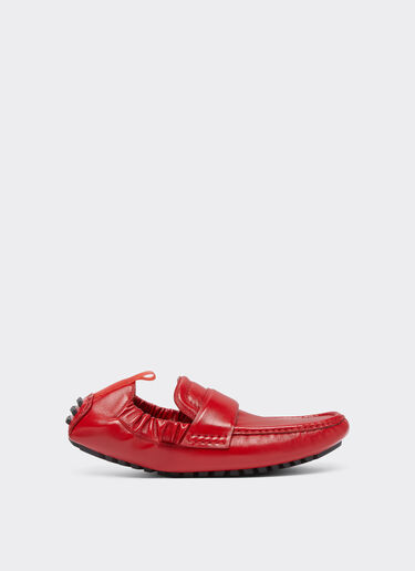 Ferrari Driver-Schuh aus Nappaleder Rosso Dino 21454f