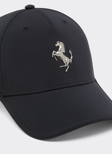 Ferrari Baseball cap with metal Prancing Horse detail Black 20815f