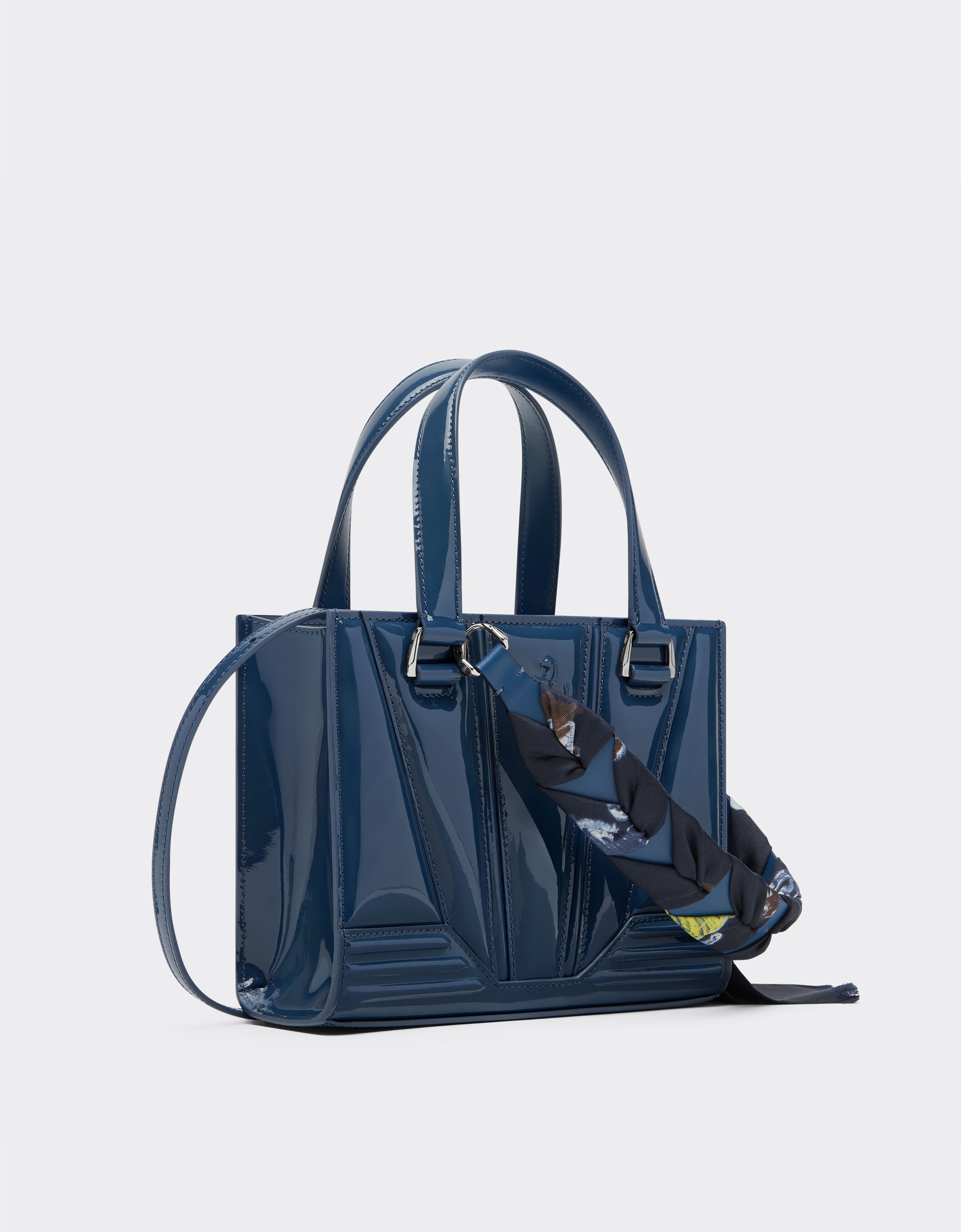 Ferrari GT mini bolso tote Reacondicionado por Ferrari en charol con shelley Octanio 49877f