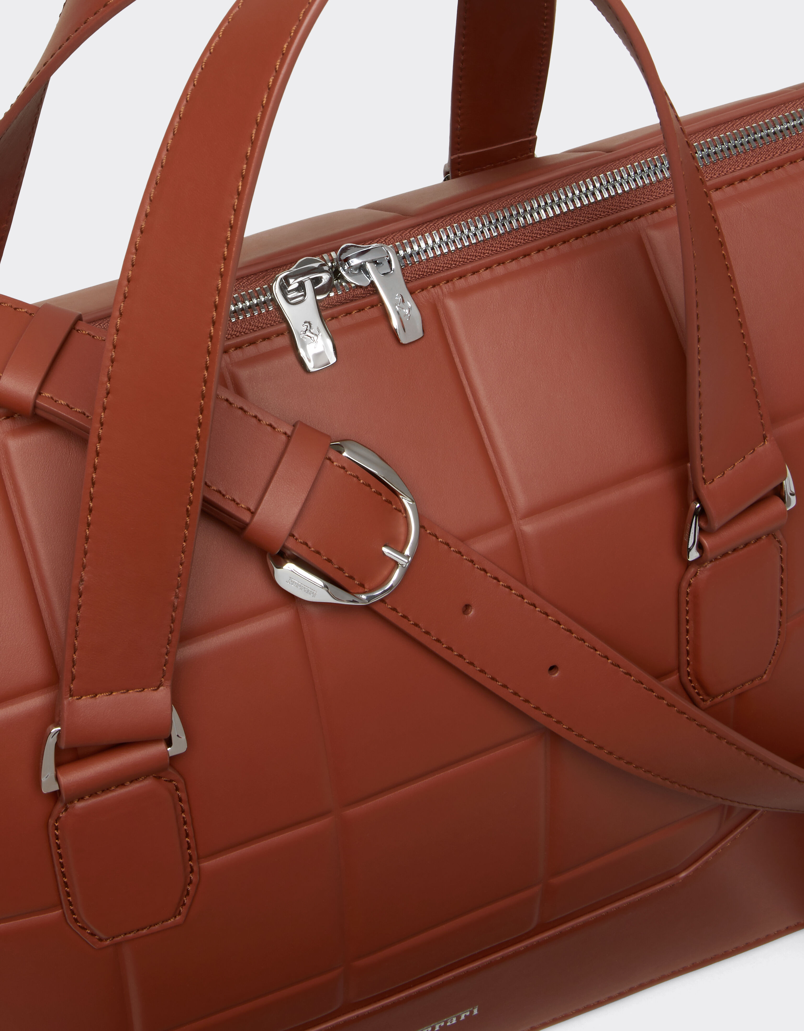 Leather duffle bag Ferrari Leather duffle bag Hide 50832f