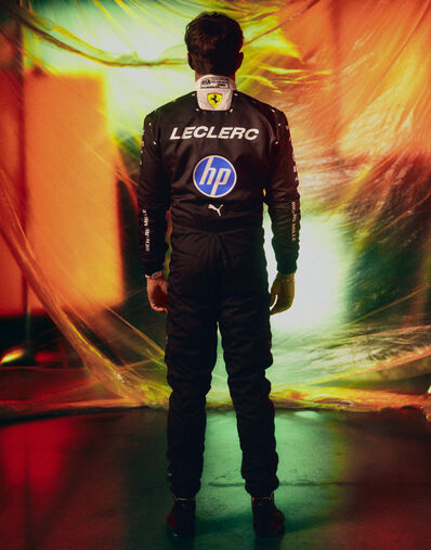 Ferrari Leclerc Replica Ferrari racing overalls for the 2026 Singapore Grand Prix Black LW0JU1093EXT0001f