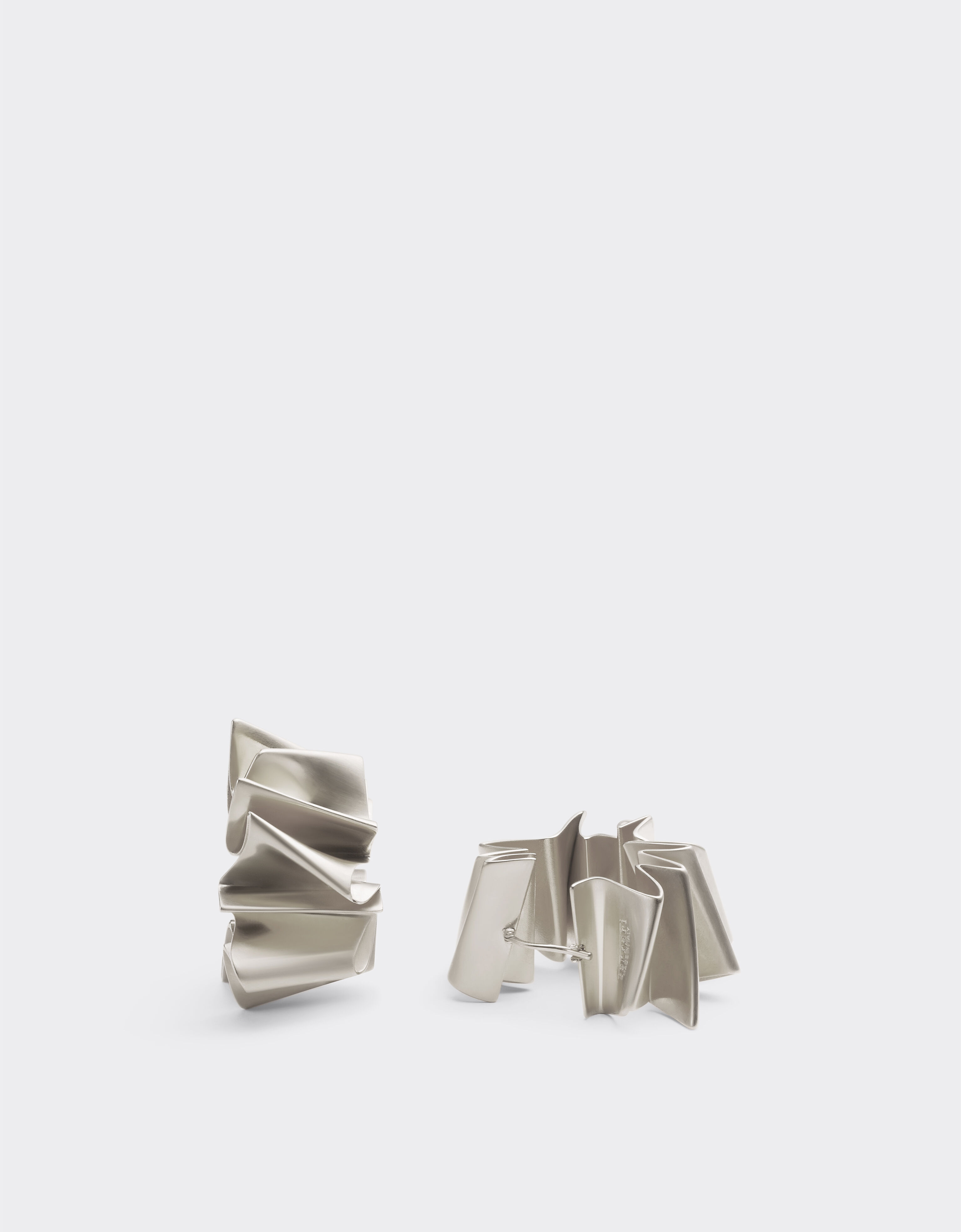 Ferrari Brass earrings with satin palladium finish None 22240f