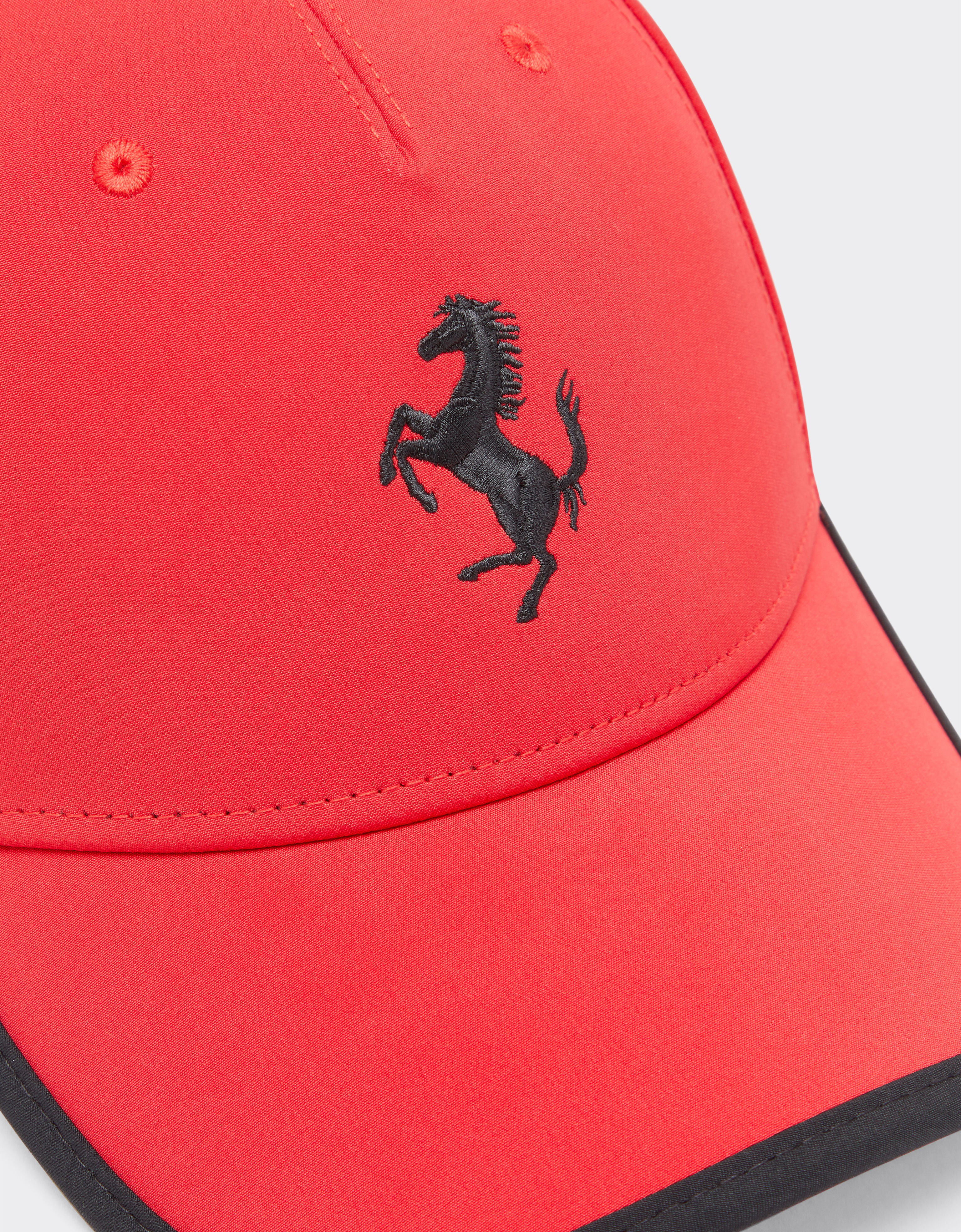 Ferrari Junior baseball hat with Prancing Horse detail Rosso Corsa 20274fK