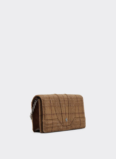 Ferrari GT tartan wallet with chain strap Ferrari Ferrari GT tartan wallet with chain strap Espresso 49273f