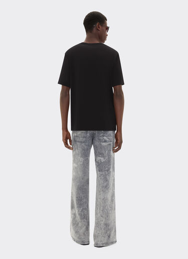Ferrari Cotton T-shirt with pocket Black 22045f