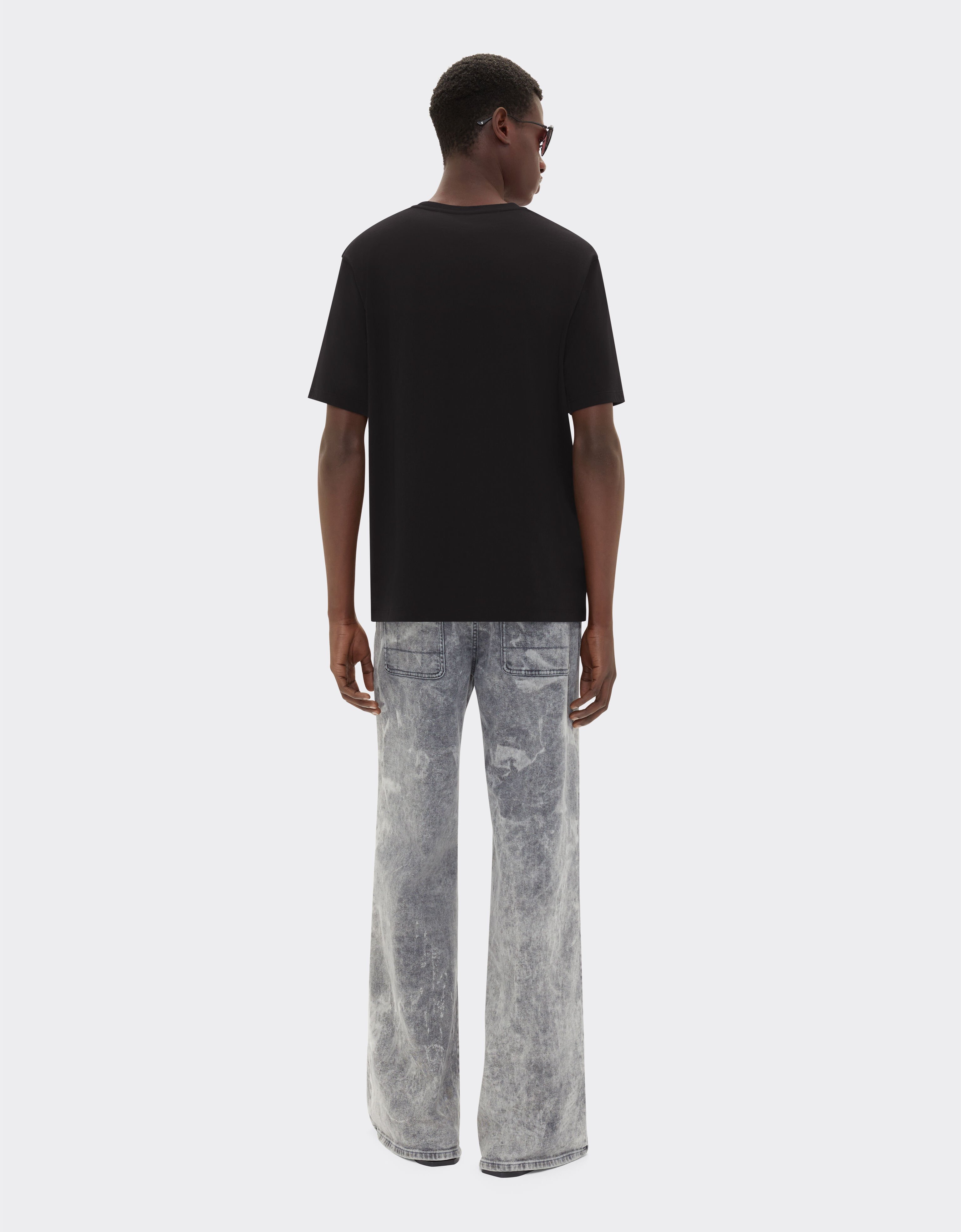 Ferrari Cotton T-shirt with pocket Black 22045f