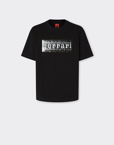 Ferrari T-shirt with Ferrari logo graphic Ecru 22039f