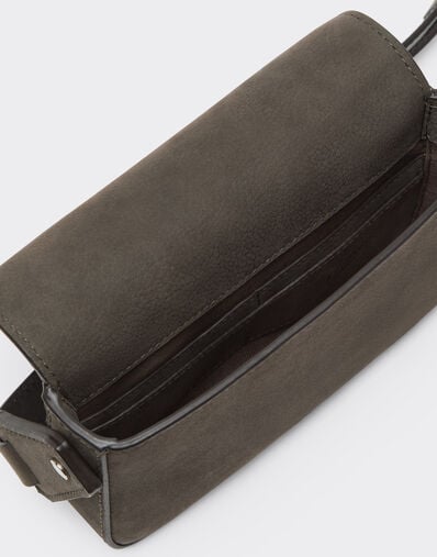 Ferrari Cartera de piel con correa Antracite CBMWC0001YL00066f