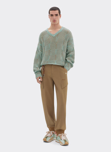 3D cotton sweater Ferrari 3D cotton sweater Granite Green 50124f