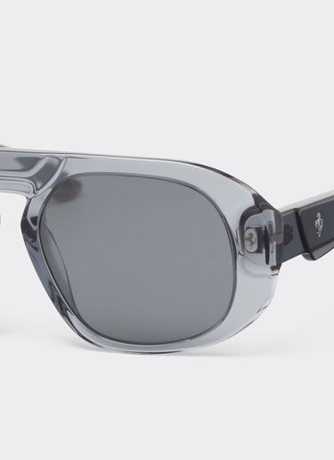 Ferrari Ferrari sunglasses in ocean colour acetate with light blue lenses Blu Scozia LA02Lf