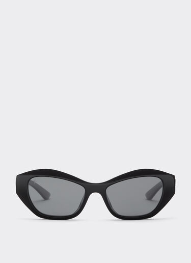 Lunettes de soleil Ferrari en acétate noir brillant avec verres noirs polarisés Ferrari Lunettes de soleil Ferrari en acétate noir brillant avec verres noirs polarisés Nero LA0L2f