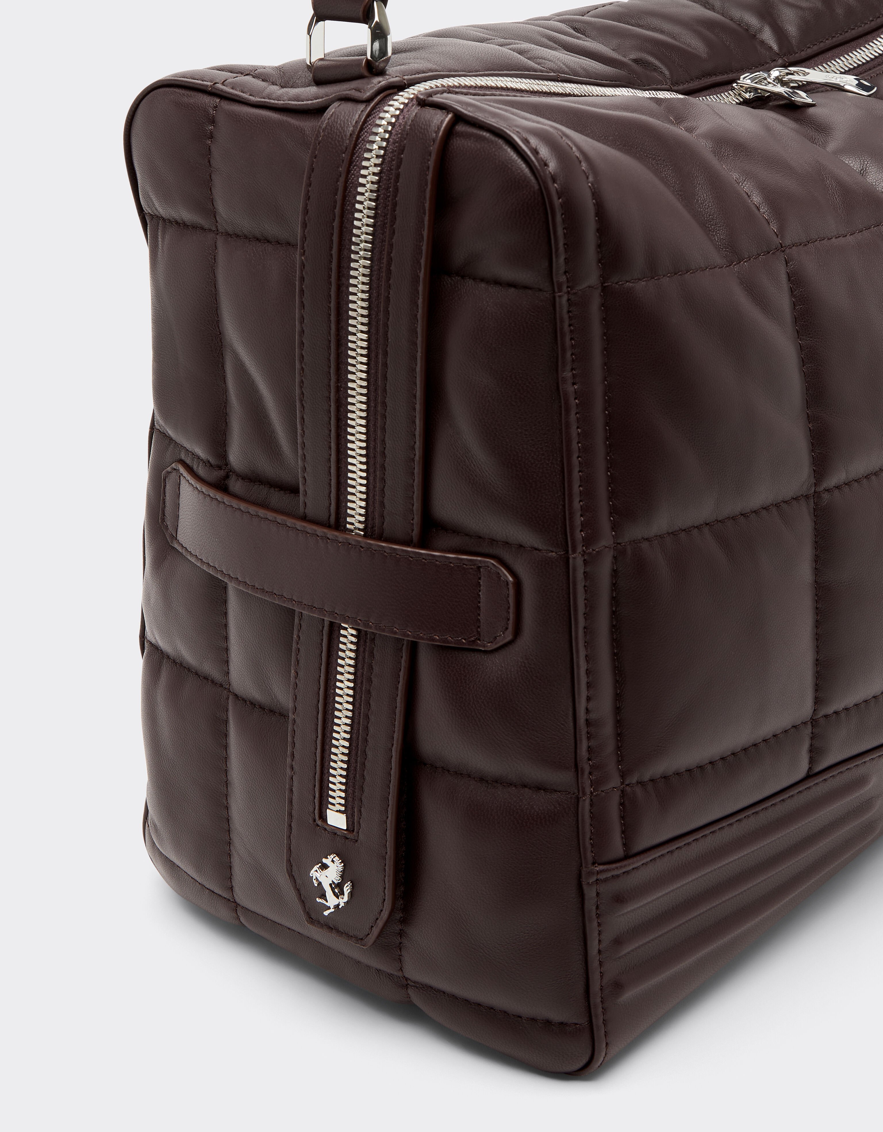 Ferrari Ferrari GT Soft shoulder bag in quilted leather Espresso 49768f
